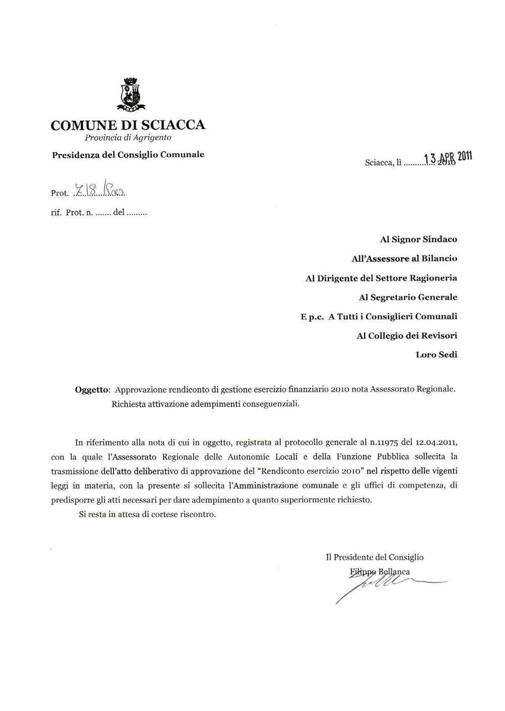 Archivio Notizie Corriere di Sciacca