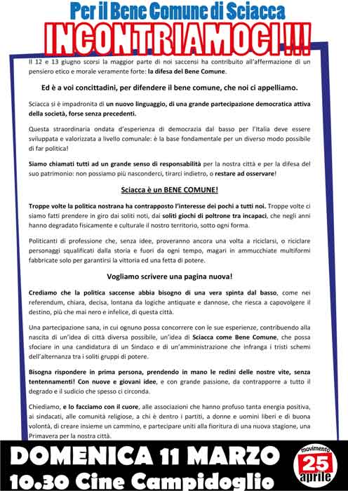 Archivio Notizie Corriere di Sciacca