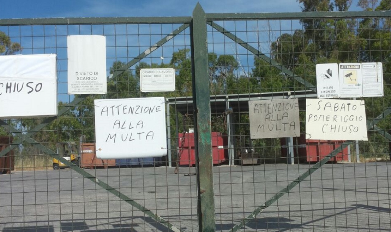 isola ecologica chiusa