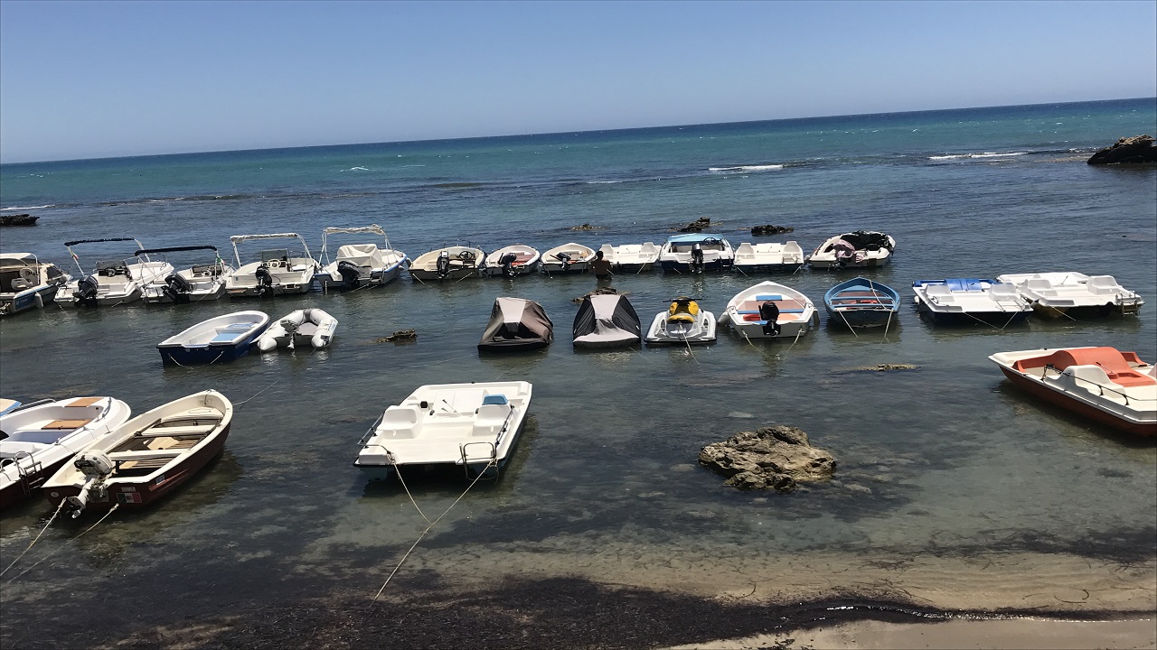 barche ormeggiate a Renella