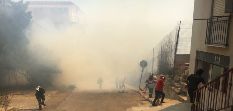 incendio evacuazione