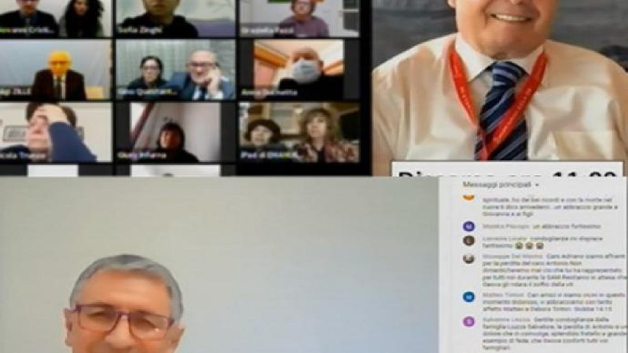 gela funerale videoconferenza