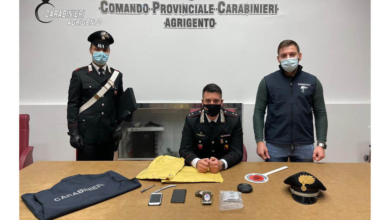 CARABINIERI DROGA ONLINE