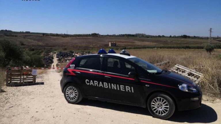 Carabinieri volante in campagna