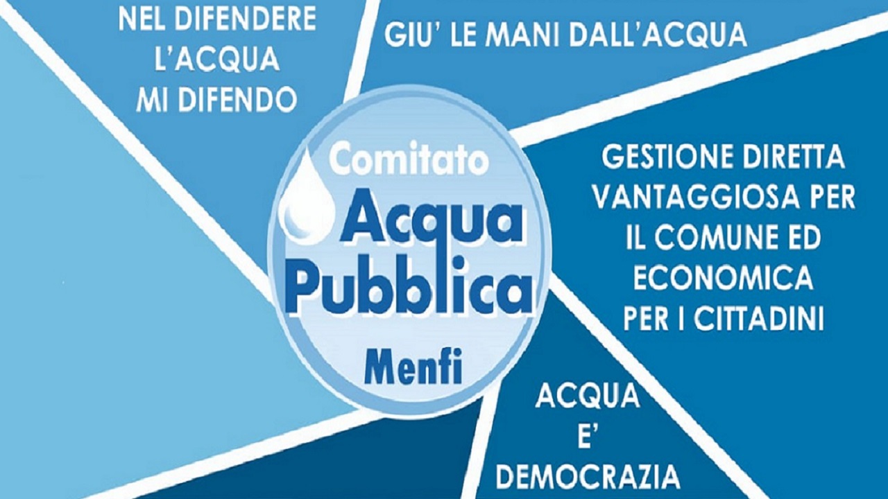 comitato acqua pubblica menfi