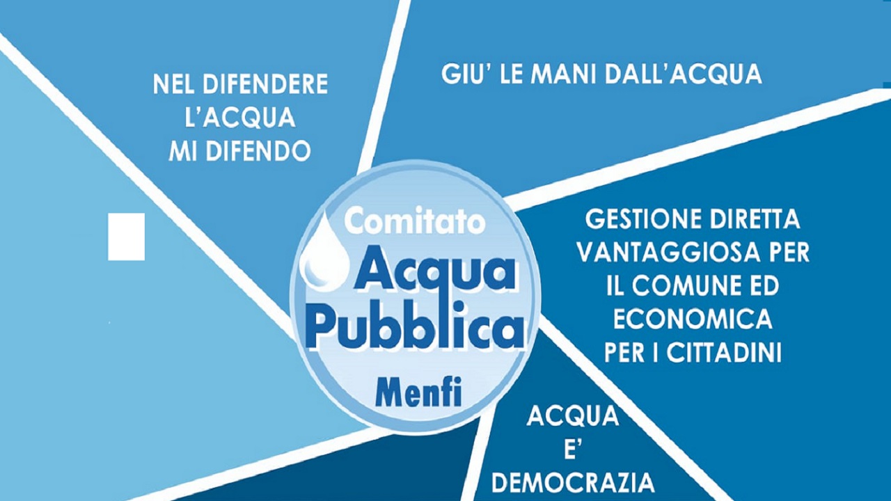 comitato acqua pubblica menfi