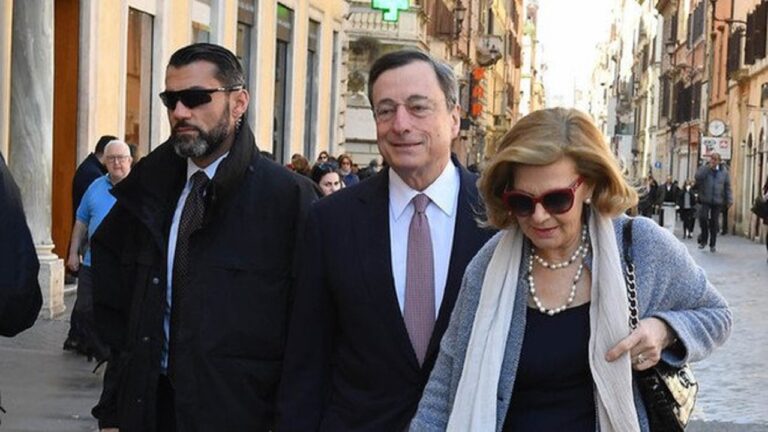 draghi e moglie