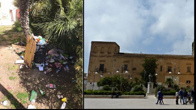 rifiuti villetta piazza scandaliato 2021