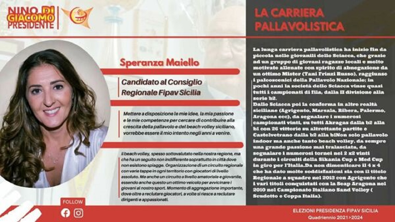 speranza maiello fipav