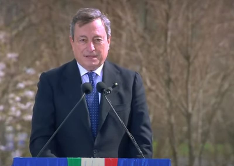 Draghi “Momento di unità, italiani vogliono ripartire”