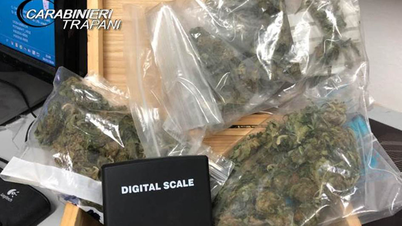 DROGA marsala carabinieri