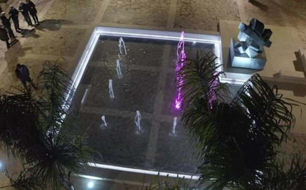 Montevago, inaugurata dopo il restyling la fontana con la scultura di Giò Pomodoro <font color=