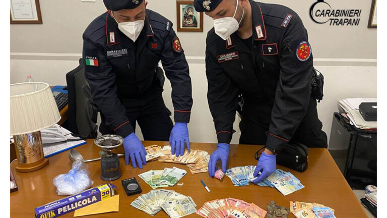 arresto droga marsala