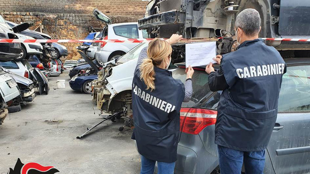 carabinieri discarica mazara del vallo
