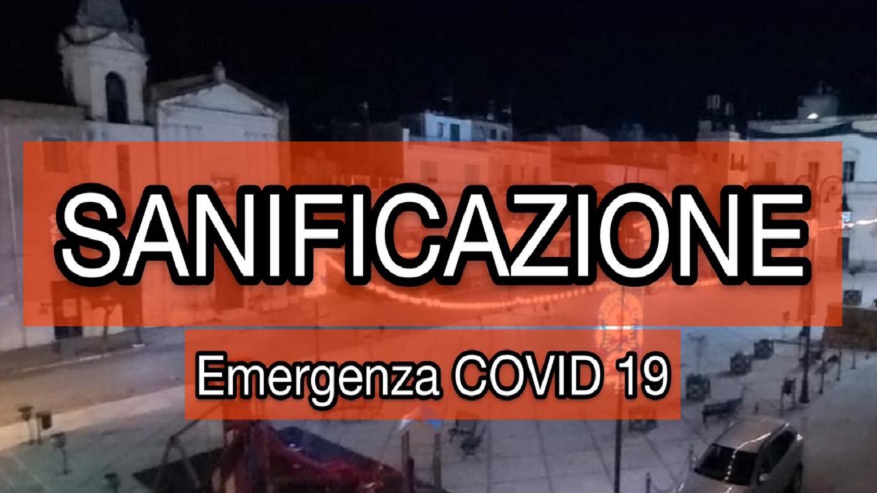 sanificazione ribera 2021