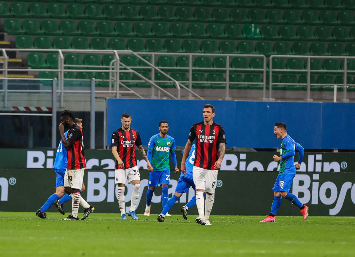 Doppietta Raspadori e Milan ko, Sassuolo vince 2-1