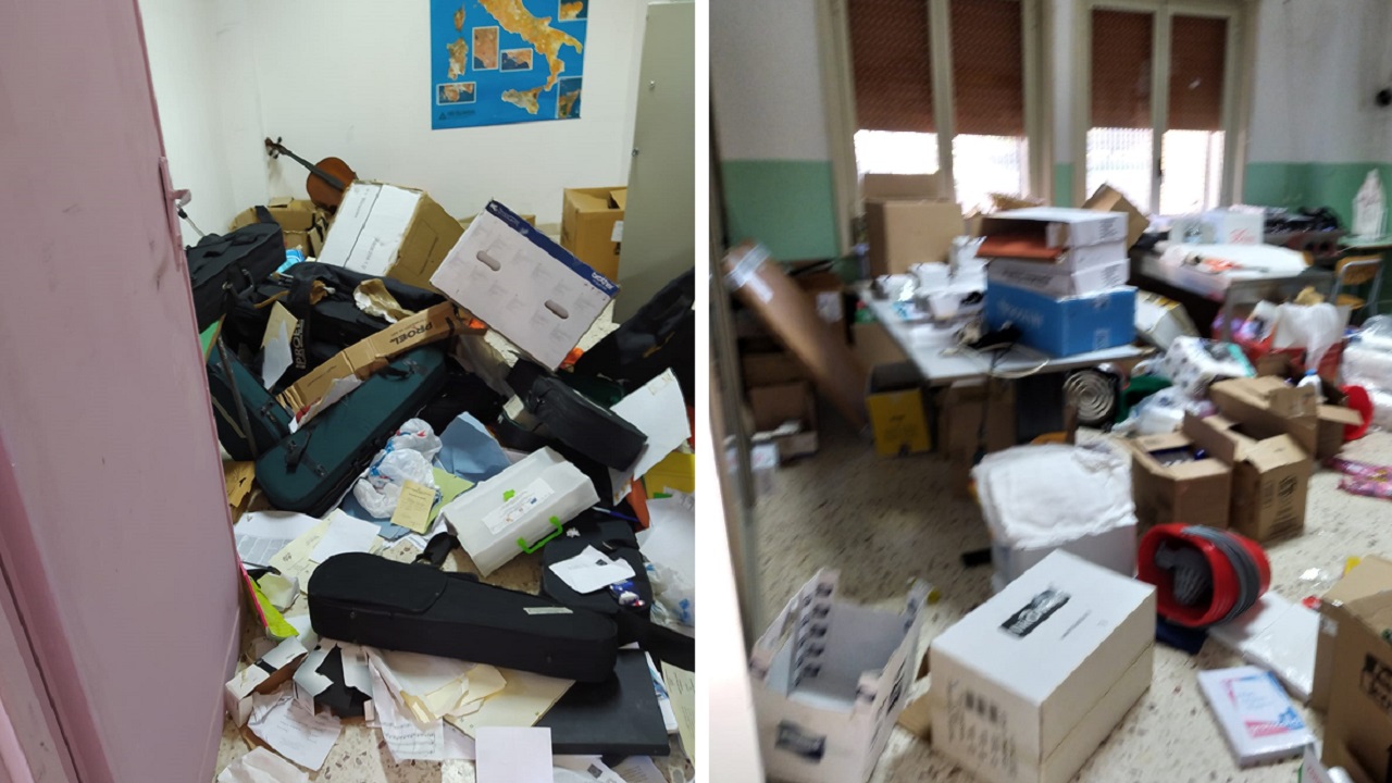 menfi scuola furto 2021