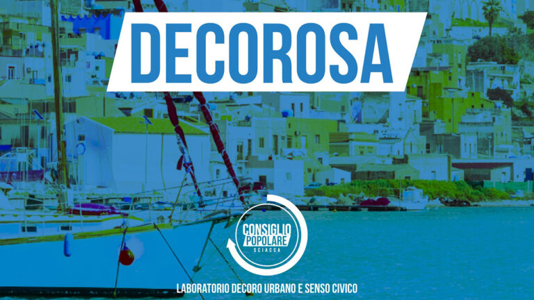 SCIACCA DECOROSA CONSIGLIO POPOLARE