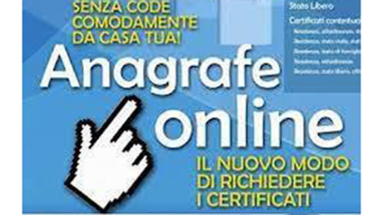 anagrafe online certificati