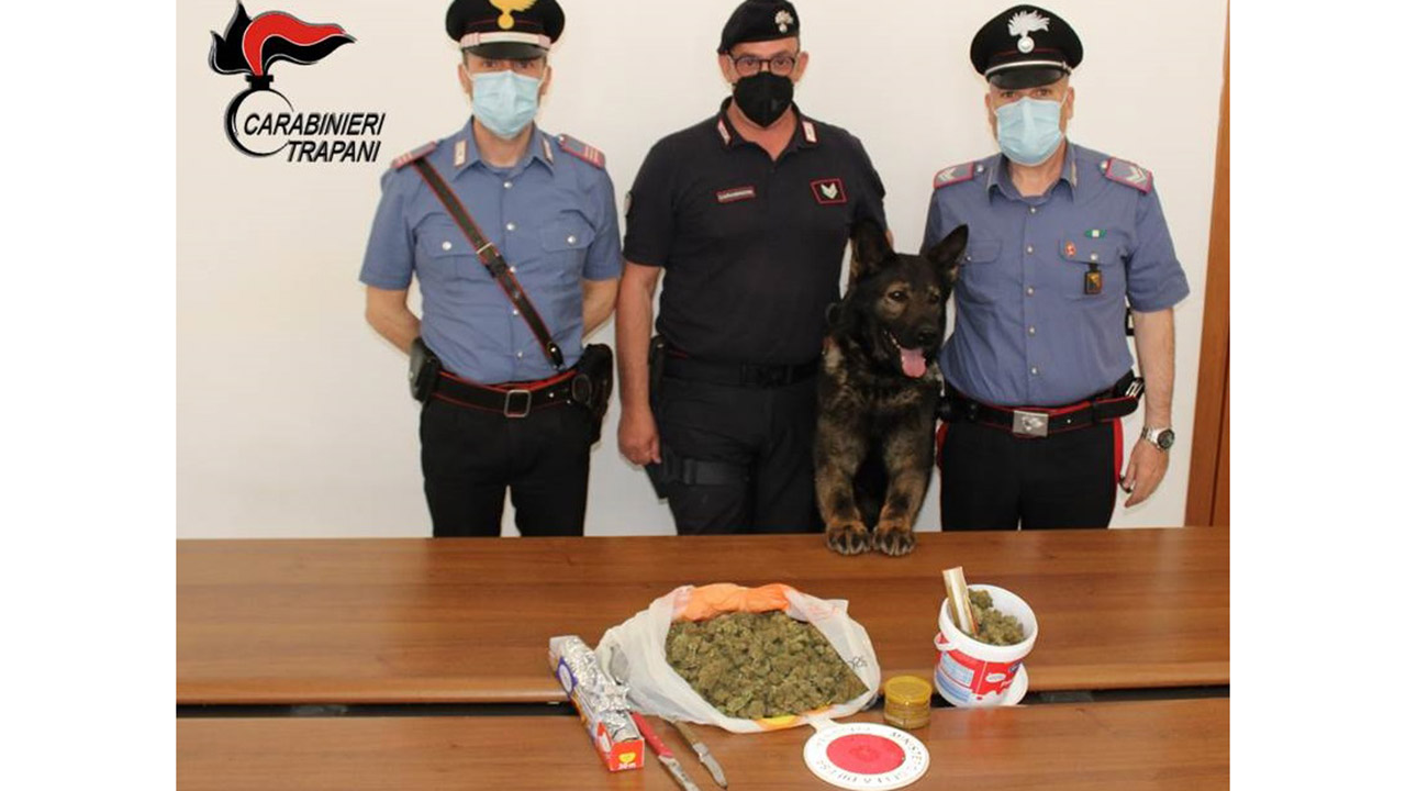 carabinieri droga arresto Marsala