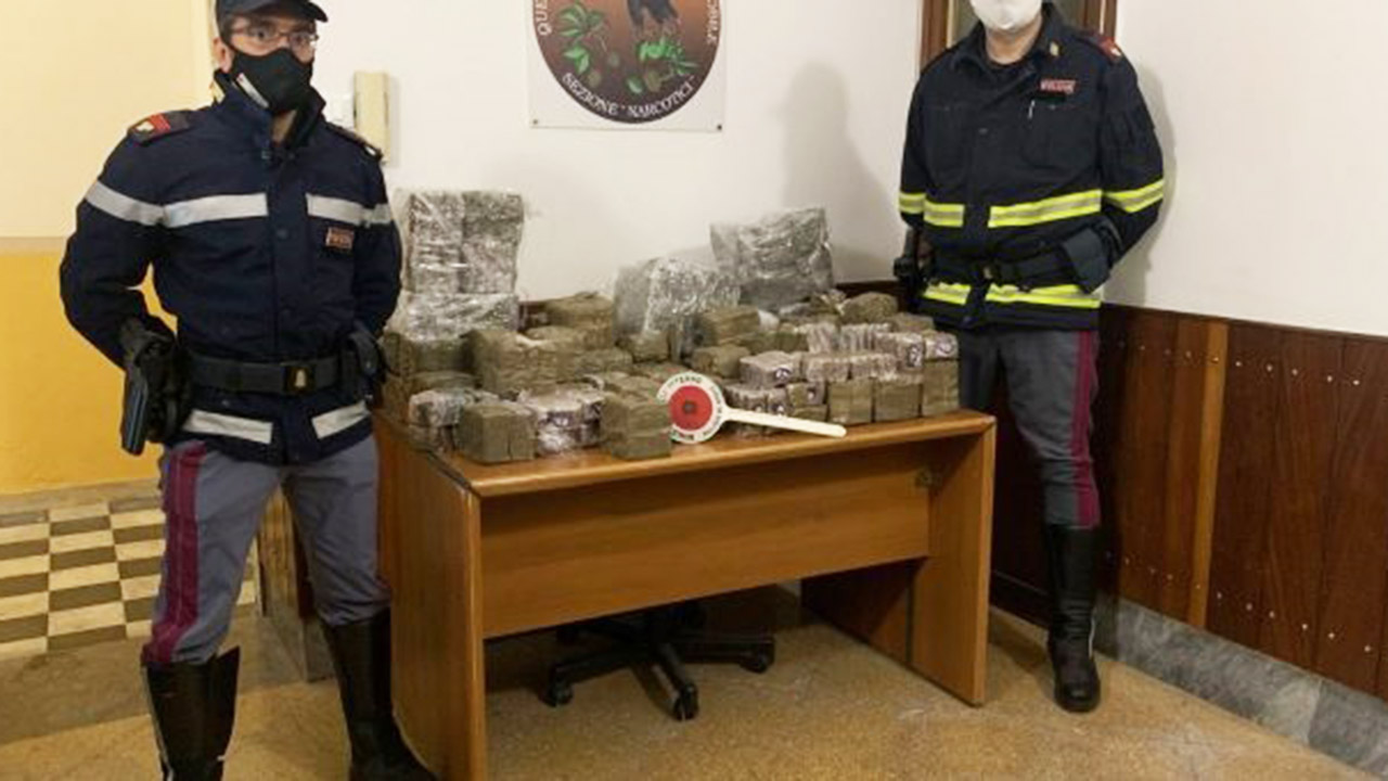 droga camion polizia