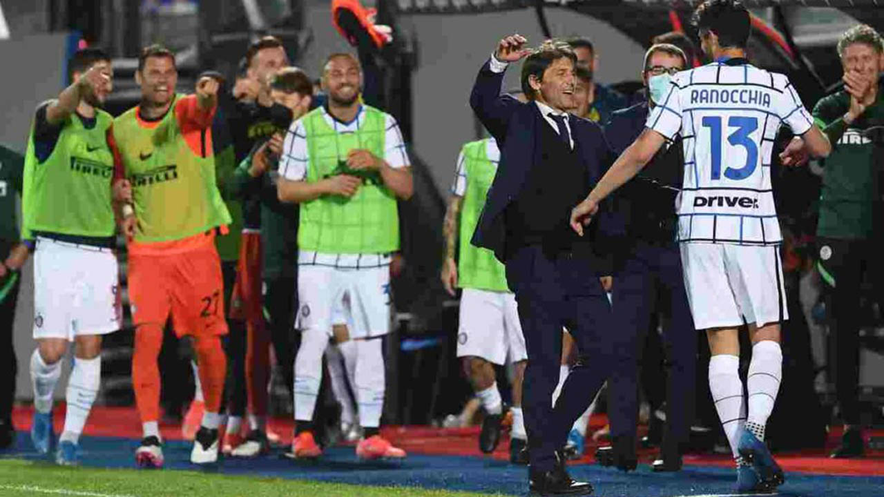Il Sassuolo ferma l’Atalanta sull’1-1, Inter campione d’italia