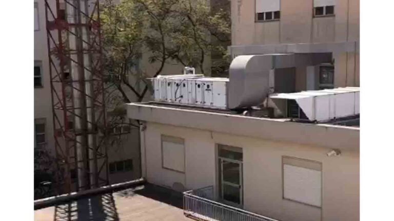 ospedale impinato trattamento aria