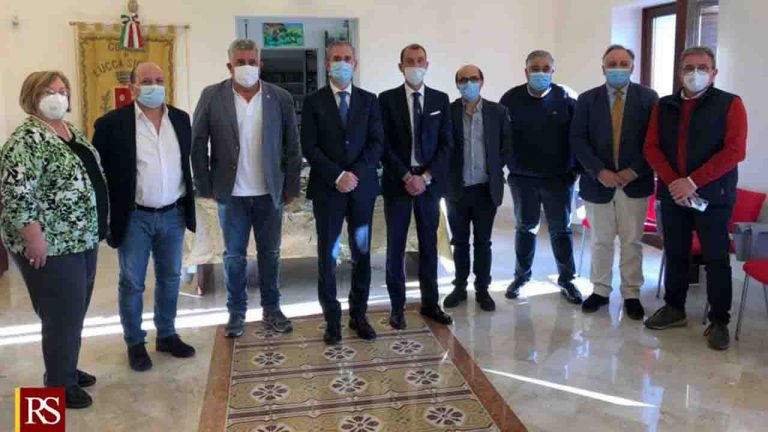 Assessore Marco Falcone e Sindaci strada mare monti