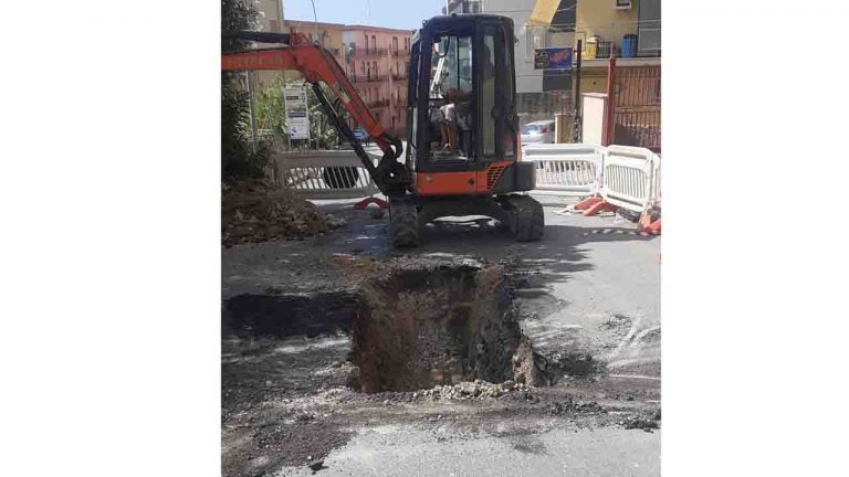 Lavori via Amendola