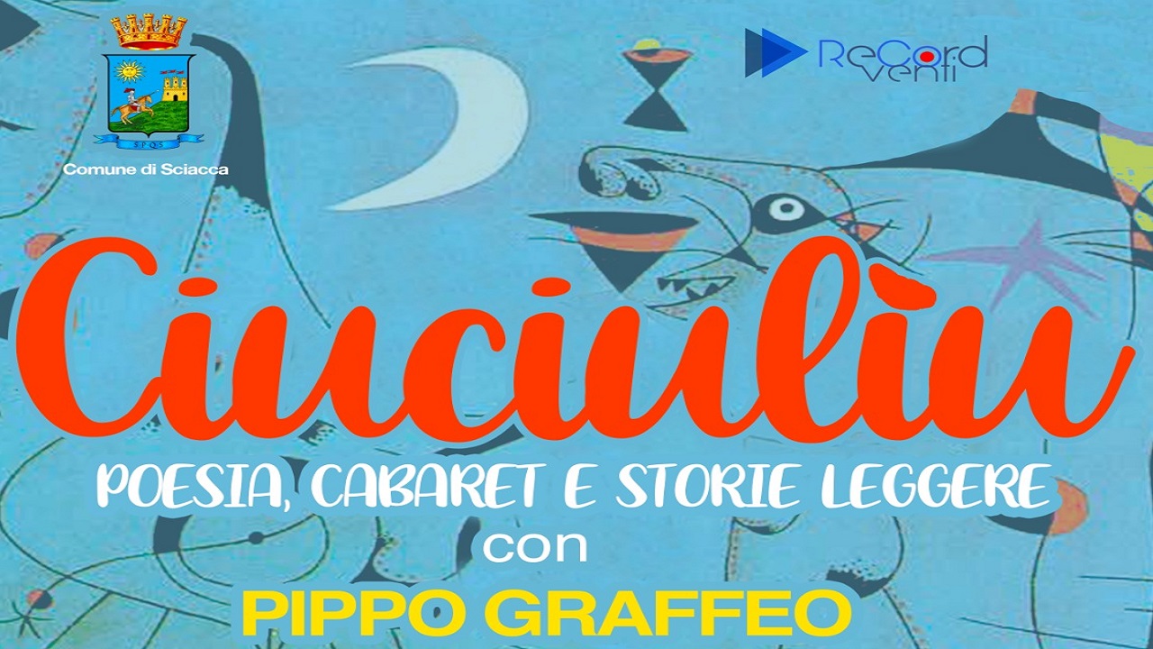Spettacoli, Pippo Graffeo stasera al Giardino del Museo del Carnevale