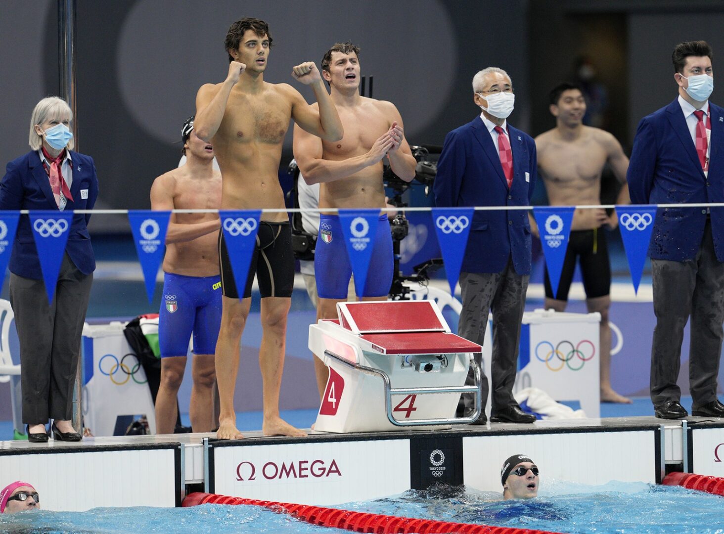 Nuoto, bronzo Italia nella 4×100 mista uomini