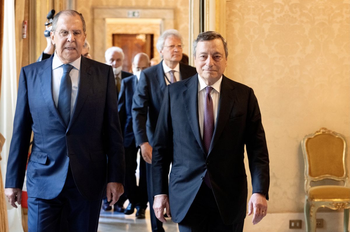 Draghi incontra Lavrov, Afghanistan e Libia tra i temi sul tavolo