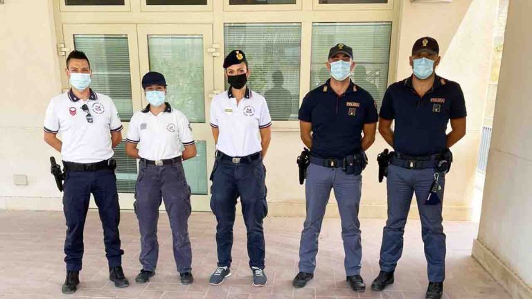 Capitaneria Porto e Polizia ricci
