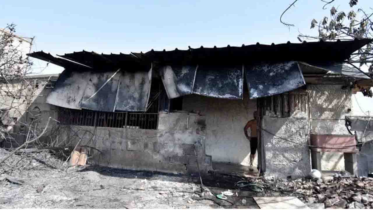 Incendio Plaia di Catania