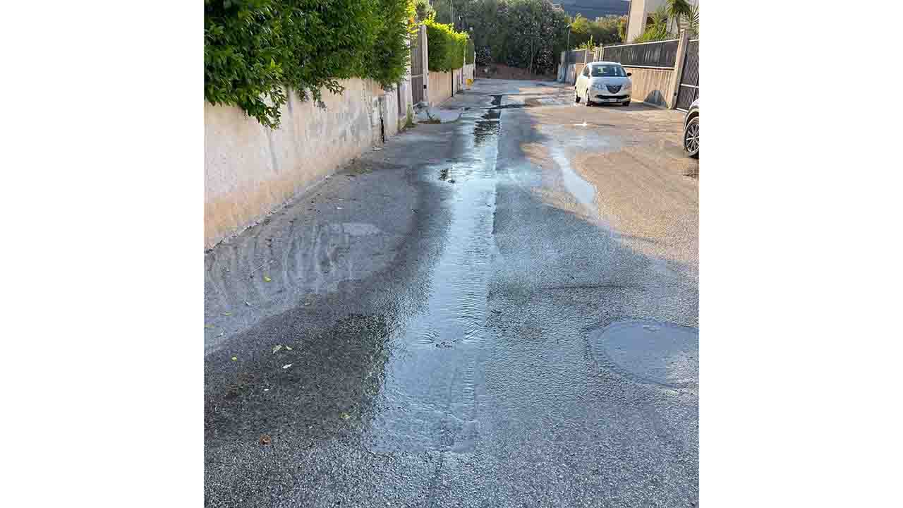 Via dei Limoni perdita idrica 1280x720