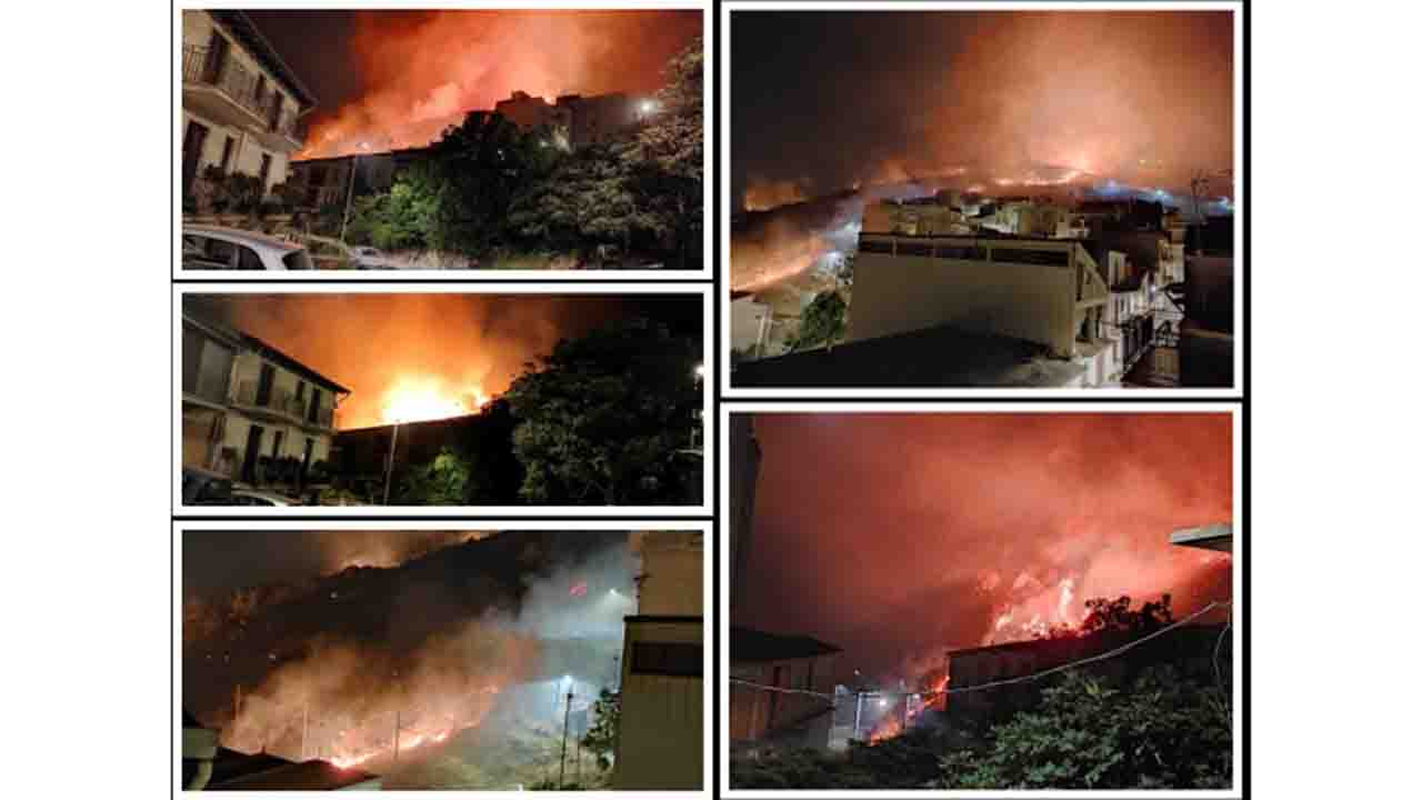 incendio Caltabellotta