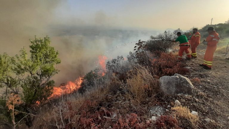 incendio caltabellotta agosto 2021