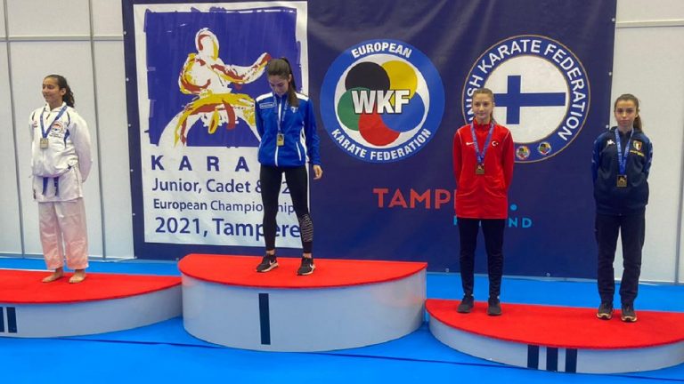karate colletti podio europei 2021