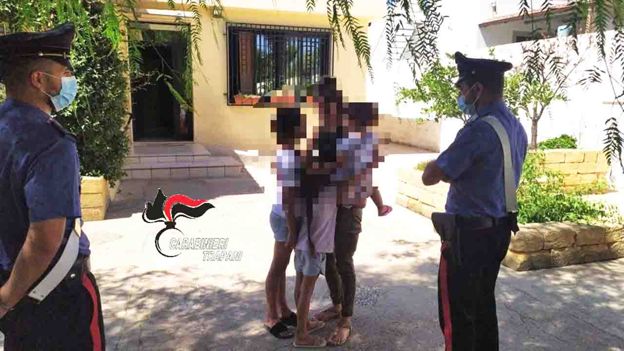 mamma figli Mazara del vallo