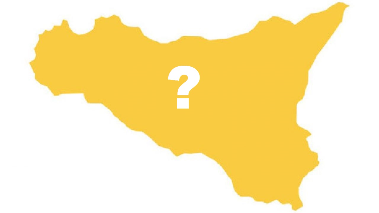 sicilia zona gialla punto interrogativo