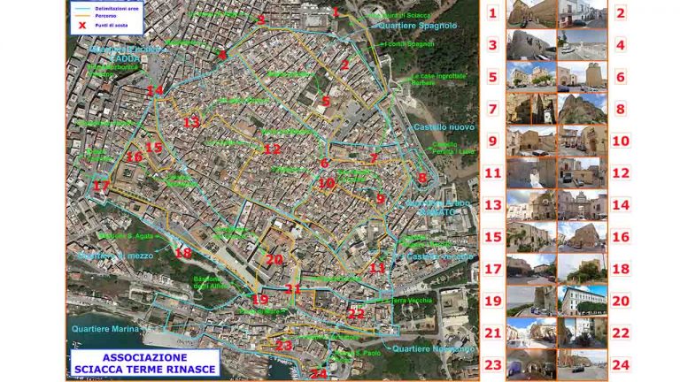 MAPPA AREE sciacca terme risorge progetto turismo