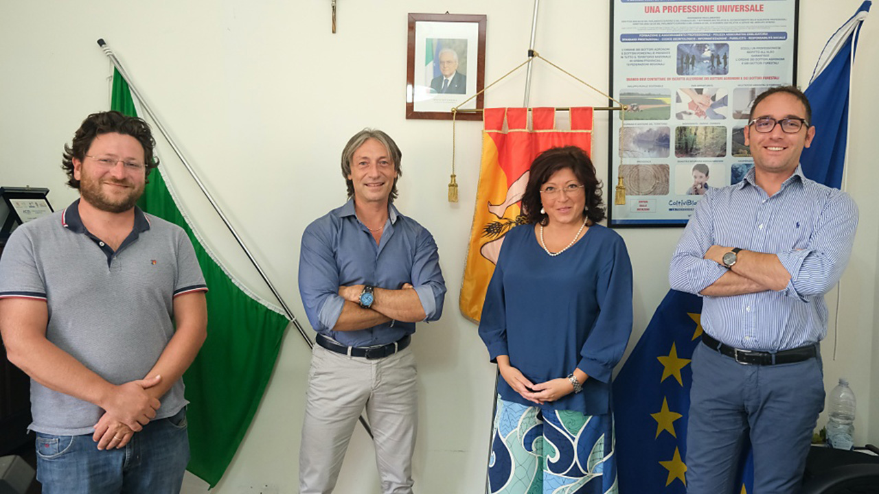 Ordine Agronomi da sx Di Grigoli, Barbera, Mangione e Pistone