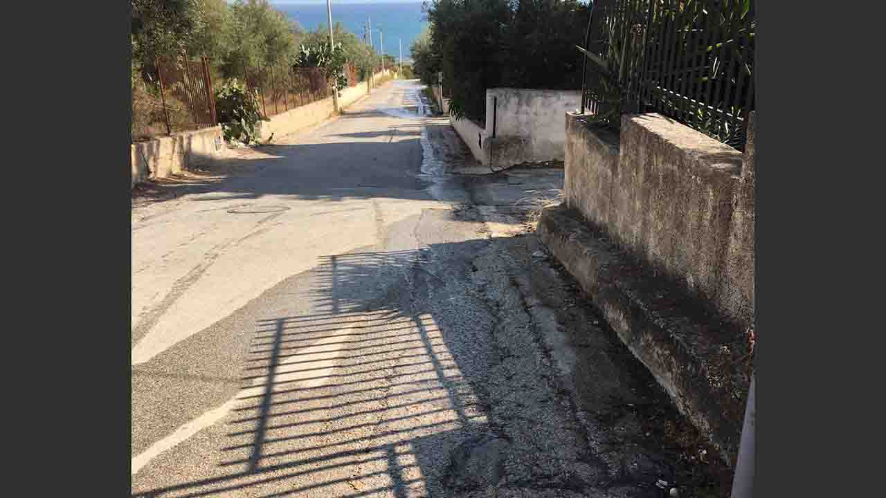 Perdita idrica via Bentivegna 2