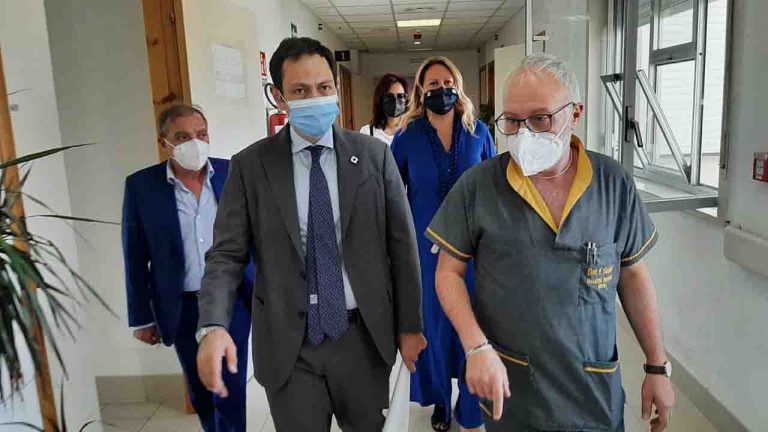 Razza visita ospedale Ribera 20210901