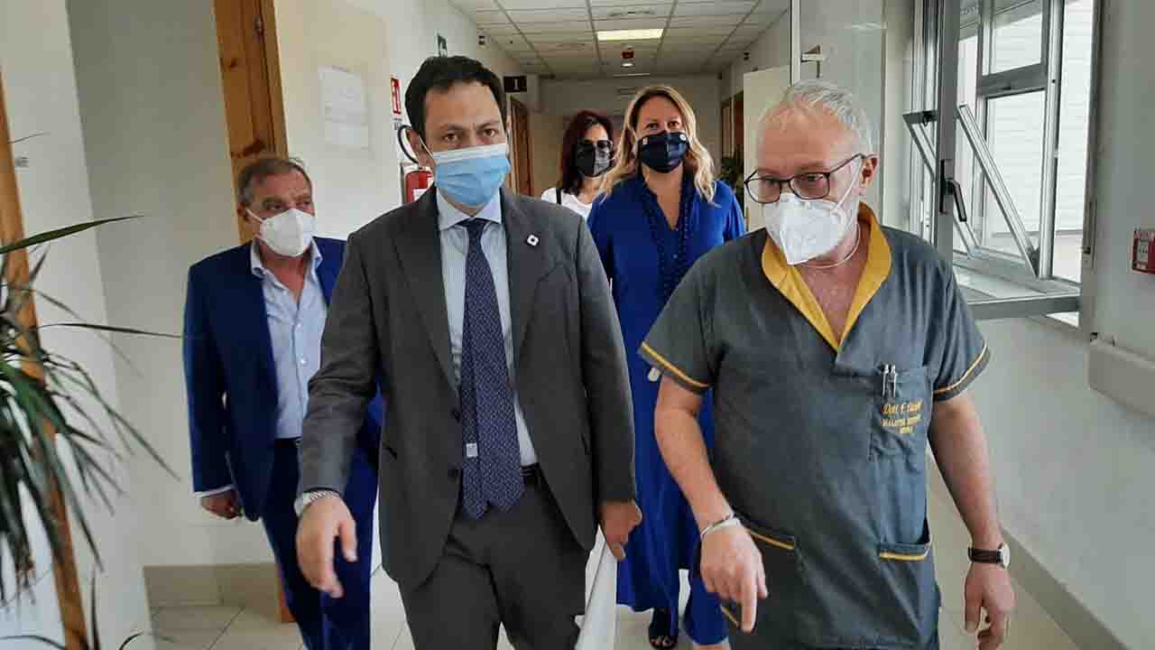 Razza visita ospedale Ribera 20210901