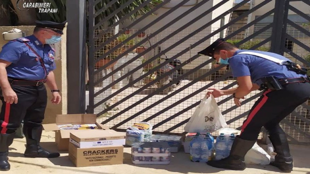 caraninieri solidarietà mazara 2021