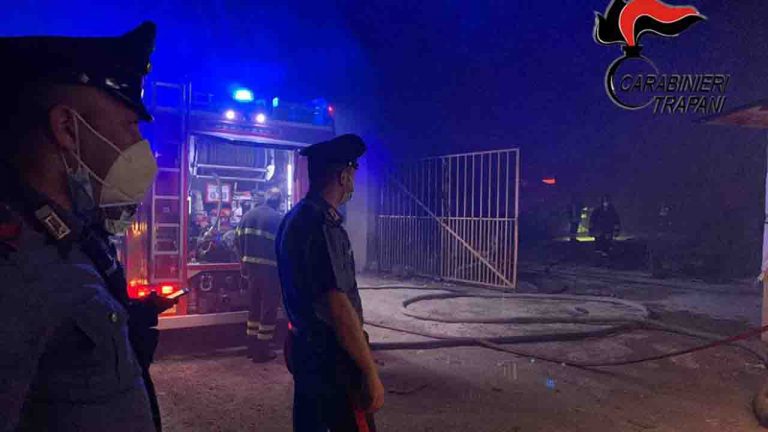 incendio Cascio carabinieri 1