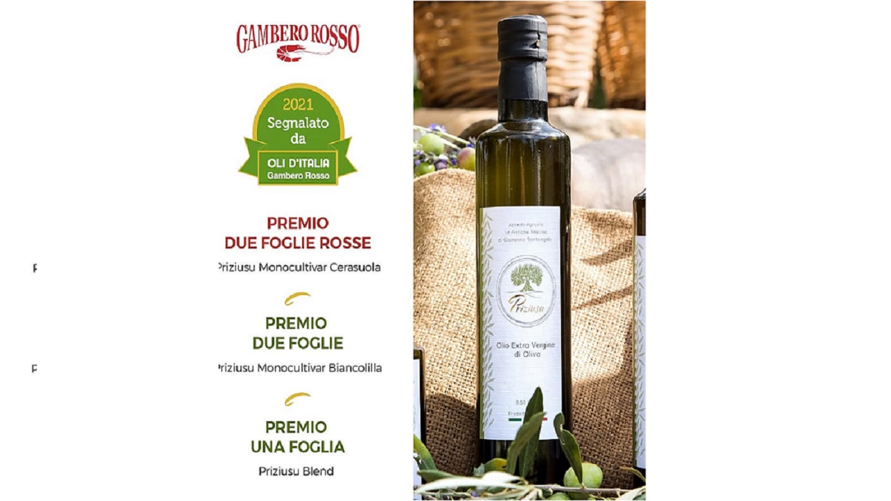 olio premio azienda saccense antiche macine 2021
