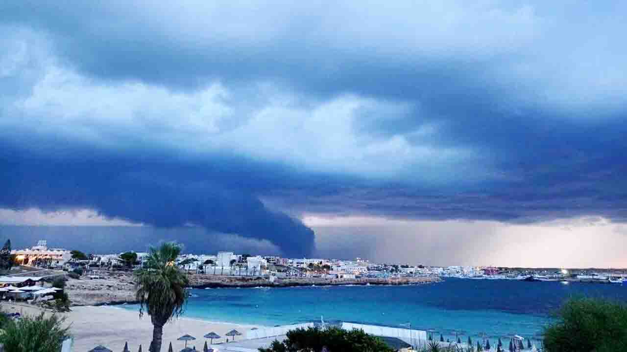 tromba d'aria Lampedusa