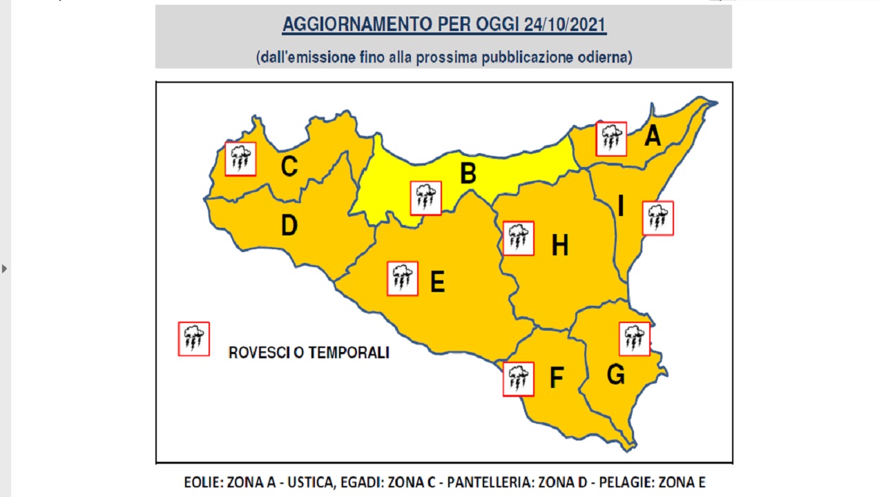 allerta meteo arancione 24-10